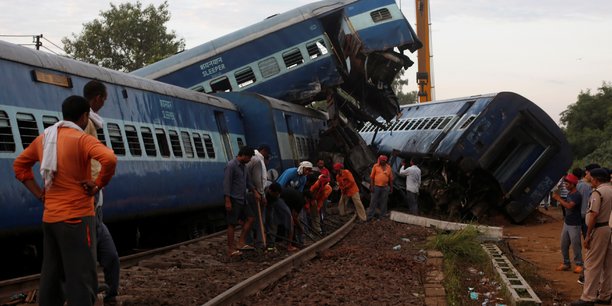 Un deraillement de train fait pres de 20 morts en inde[reuters.com]