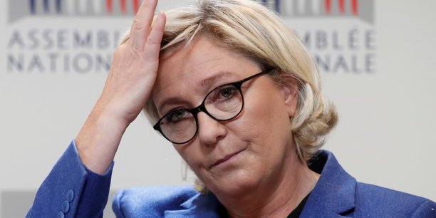 La présidente du RN Marine Le Pen.