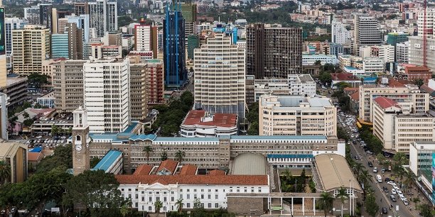 Vue sur Nairobi, la capitale Kényane.