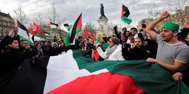 Manifestation pro-palestine a paris avant la venue de netanyahu[reuters.com]