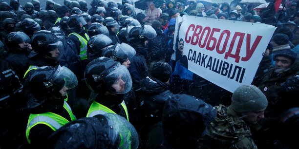 Manifestation a kiev pour la liberation de saakachvili[reuters.com]