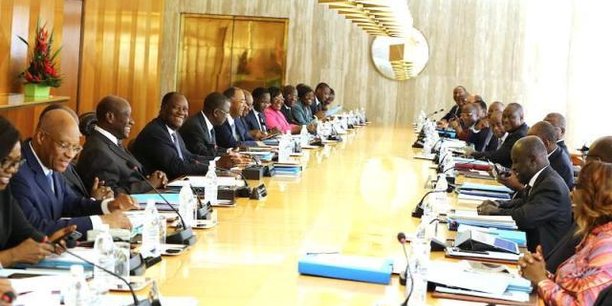 Lors d'un précédent conseil des ministres présidé par le chef de l'Etat ivoirien Alassane Ouattara.