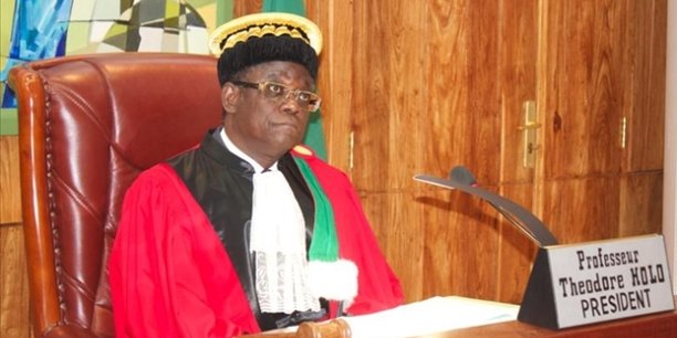 Theodore Holo, président de la Cour constitutionnelle du Bénin.