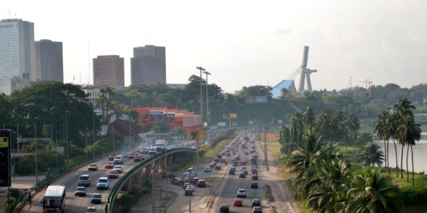 Vue d'Abidjan, la capitale ivoirienne.