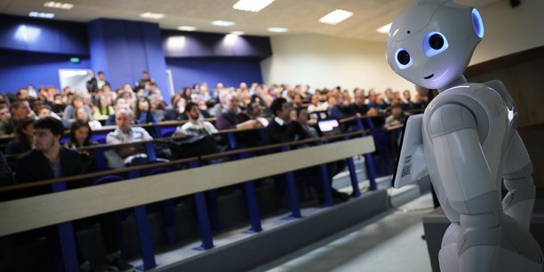 Le robot Ziggy a été présenté au public vendredi 23 février à l'université Paul-Sabatier de Toulouse.