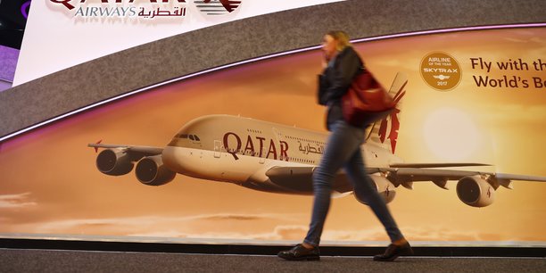 Les passagers ont afflué dans les avions de Qatar Airways.