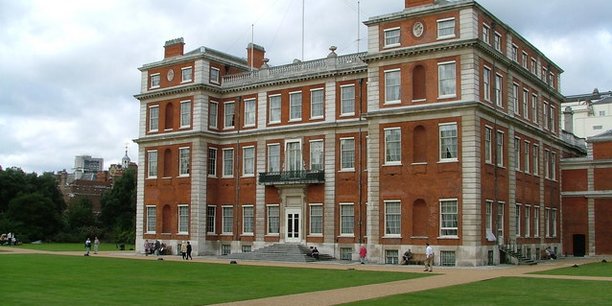 Marlborough House, le siège du Commonwealth of Nations, au quartier de Westminster, à Londres.