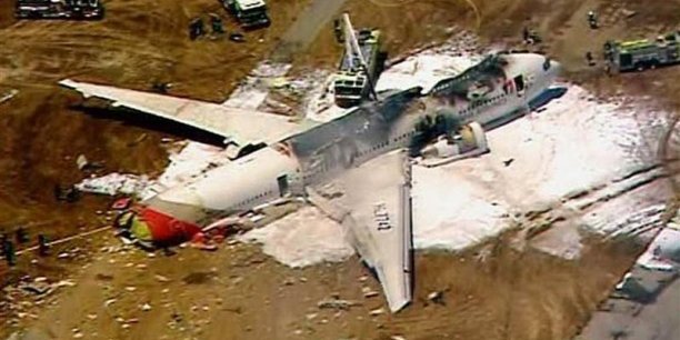 Accident du Boeing 777 de la compagnie sud-coréenne Asiana Airlines à San Francisco.