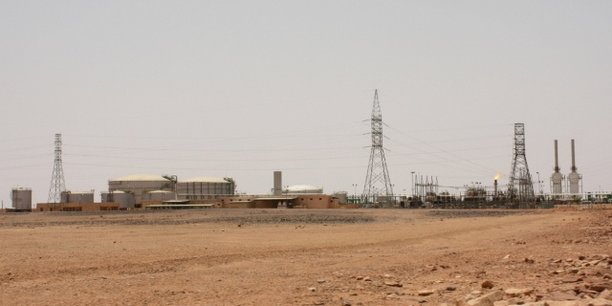 Le champ pétrolier El-Fil, près de la zone administrative de Marzouk, dans le sud-libyen.