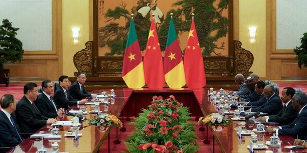 Réunion au sommet entre la Chine et le Cameroun sous la présidence des Chefs d'Etat Xi Jinping meets et Paul Biya, le 22 mars dernier dans la capitale chinoise  Beijing.