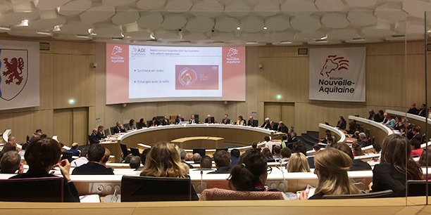L'assemblée générale de l'Agence de développement et d'innovation Nouvelle-Aquitaine a fait le plein dans les murs du Conseil régional