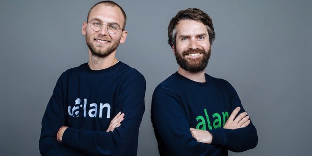 Les cofondateurs de la startup de l'assurance Alan, Jean-Charles Samuelian, directeur général, et Charles Gorintin, directeur technique, ont levé 37 millions d'euros depuis la création de l'entreprise en 2016.