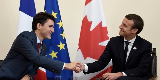Malgré la bonne relation affichée entre Justin Trudeau et Emmanuel Macron, les échanges commerciaux entre la France et le Canada sont peu dynamiques.
