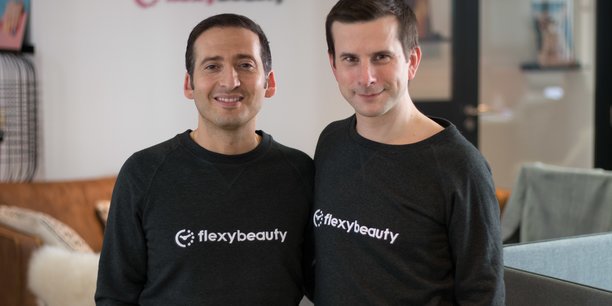 Ilan Koskas et Sébastien Beaujard, les deux confondateurs et dirigeants de FlexyBeauty.