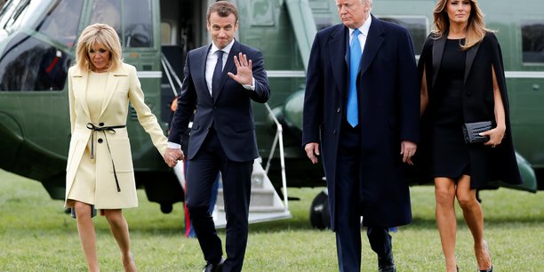 Macron recu en grande pompe par trump a washington[reuters.com]