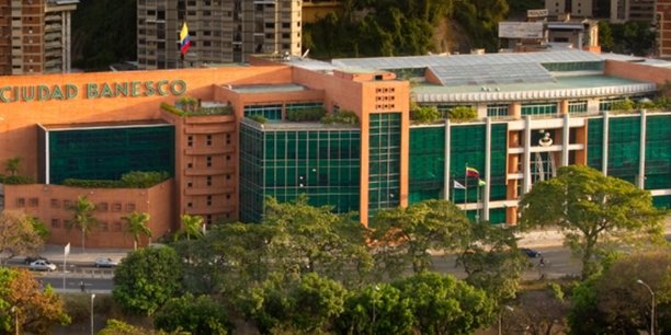 Le siège de la principale banque privée du pays à Caracas.