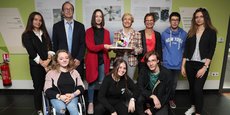 Enseignants et élèves du lycée Rive Gauche à Toulouse ont réalisé la mascotte de l'Esof 2018