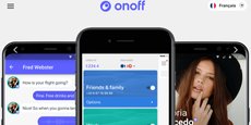 Onoff, qui est un opérateur mobile virtuel, mise sur une application dans le cloud pour séduire les clients.