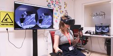 Thales utilise la réalité virtuelle à des fins de formation.