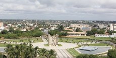 Vue du quartier administratif de Lomé, la capitale togolaise.