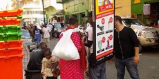 Campagne publicitaire du géant du cash-to-good Afrimarket au Sénégal, où l'entreprise est devenue le distributeur exclusif d’Auchan sur Internet.