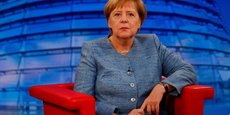 Angela Merkel, lors de son entretien à la télévision sur la chaîne ARD, le 26 août 2018.