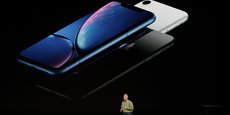Philip Schiller est le Vice-Président marketing d'Apple lors de la présentation de l'iPhone Xr, hier à Cupertino.