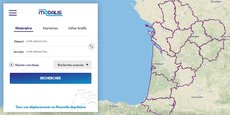 Le site modalis.fr permet de comparer les modes de transport pour des trajets au sein de la Nouvelle-Aquitaine.