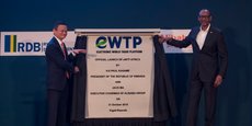 Jack Ma et Paul Kagame lors du lancement officiel à Kigali de la Plateforme mondiale de commerce électronique, eWTP.