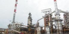 Le complexe d'hydrocraquage de Société ivoirienne de raffinage (SIR). L’hydrocraqueur utilise le gasoil moyen et le gasoil lourd, obtenu par distillation sous vide du résidu atmosphérique (RAT).