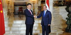Le président chinois Xi Jinping a rencontré au Caire son homologue égyptien Abdel Fattah al-Sissi en 2016.