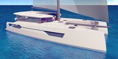 Visuel 3D d'un des bateaux éco-responsables imaginés par Windelo