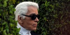 Le couturier Karl Lagerfeld.