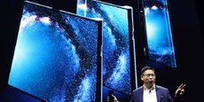 Richard Yu, le patron de Huawei Consumer Business Group, a présenté le Mate X à écran pliable ce dimanche à Barcelone.
