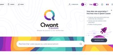L'extension Causes de Qwant permet de générer des dons financiers aux associations d'intérêt public grâce aux clics des internautes