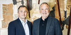 Le nouveau directeur général de Nexity Jean-Philippe Ruggieri et le président Alain Dinin.