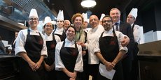 Thierry Marx a inauguré sa nouvelle école Cuisine mode d'emploi(s) au sein du Min de Toulouse.