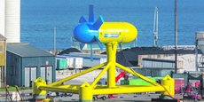 Sabrlla implantera un site d'assemblage d'hydrolienne sur le nouveau polder EMR du port de Brest.