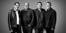 Laurent Portejoie, Paul Marion, Frédéric Neau, Jean-Christophe Masnada, architectes associés au sein de l'Atelier d'architecture King Kong