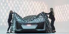 La présentation du concept car Audi lors du dernier salon de Francfort.