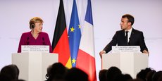 Angela Merkel et Emmanuel Macron, mercredi 16 octobre à Toulouse pour le Conseil ministériel franco-allemand.