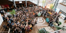 Les entreprises labellisées B Corp lors du World Summit à Amsterdam, en 2019.