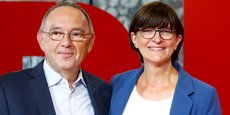 Norbert Walter-Borjans et Saskia Esken, le nouveau tandem élu à la présidence du SPD.
