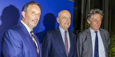 Joseph Dagrosa l'an dernier lors de la conclusion de l'accord de reprise des Girondins avec Alain Juppé et Nicolas de Tavernost pour le groupe M6.