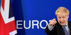Boris Johnson, premier ministre britannique, lors du sommet des leaders de l'Union européenne, le 17 octobre 2019 à Bruxelles.