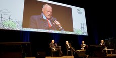 Alain Rousset, président de la Région Nouvelle-Aquitaine, à l'occasion d'une plénière des Assises européennes de la transition énergétique à Bordeaux ce 28 janvier.