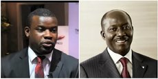 Ernest A. Tewelyo, fondateur et DG d'e-Doley Finance, et Henri-Claude Oyima, PDG de BGFI Bank.