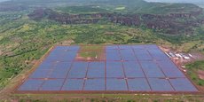 La centrale solaire de Kita au Mali.