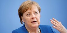 La chancelière Angela Merkel, lors d'une conférence de presse à propos du coronavirus, le 11 mars 2020, à Berlin.