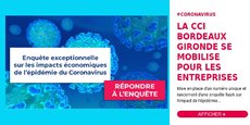 La Chambre de commerce et d'industrie Bordeaux Gironde lance un numéro unique et une enquête en ligne pour identifier et répondre aux difficultés des entreprises.